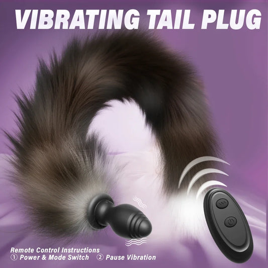 Plug anal avec queu de renard