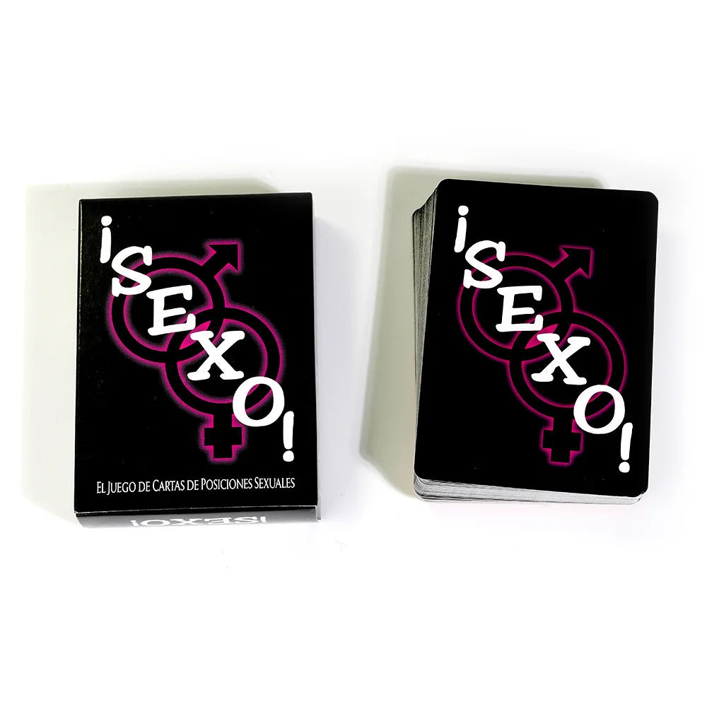 Anglais et espagnol Cartes de position sexuelle Jeu de rôle Jeux pour adultes