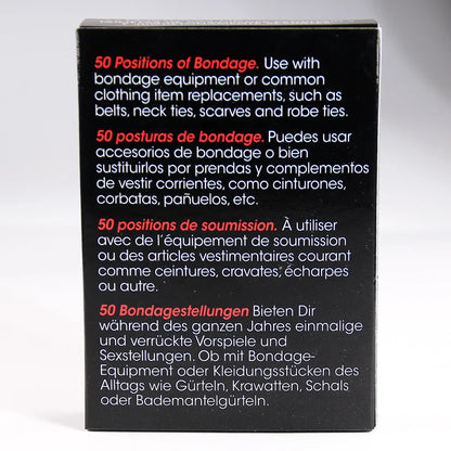 Anglais et espagnol Cartes de position sexuelle Jeu de rôle Jeux pour adultes