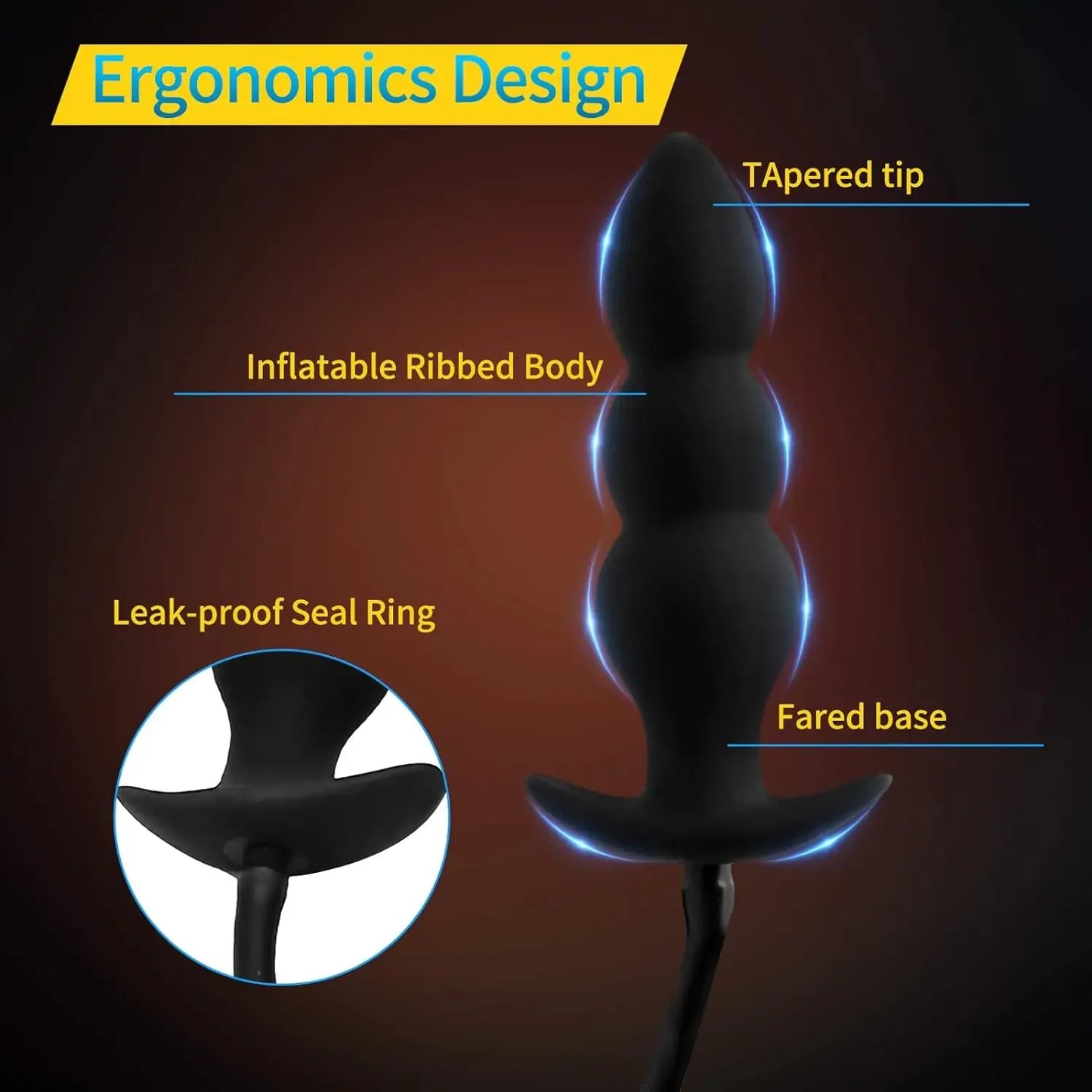 Plug anal gonflable anal