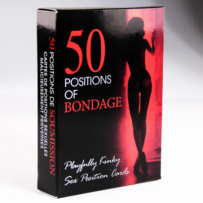 Anglais et espagnol Cartes de position sexuelle Jeu de rôle Jeux pour adultes