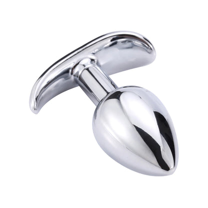 Perles anales Plug anal en métal Dilatateur d'anus détachable
