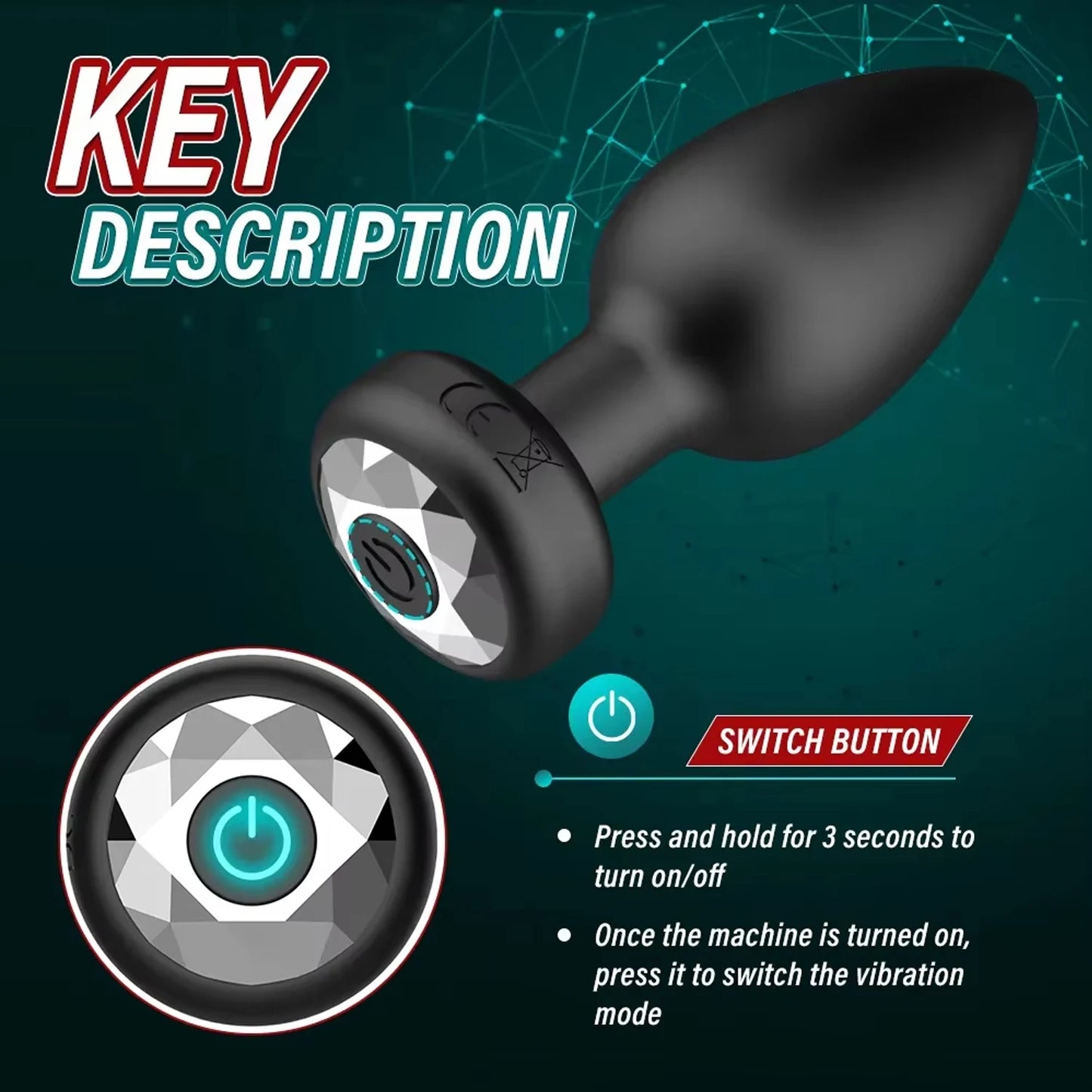 Plug anal Vibrateur pour femmes