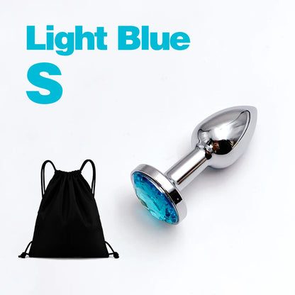 Plug anal 5 taille Crystal Anal Plug Stimulateur Massage anal