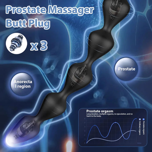 Vibrateur de perles anales pour femmes