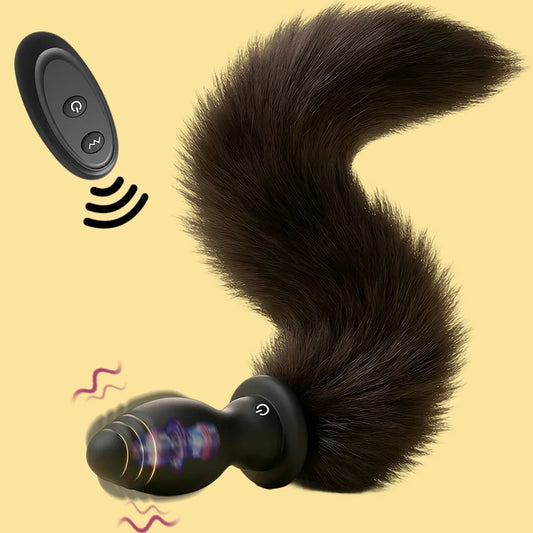 Plug anal avec queu de renard